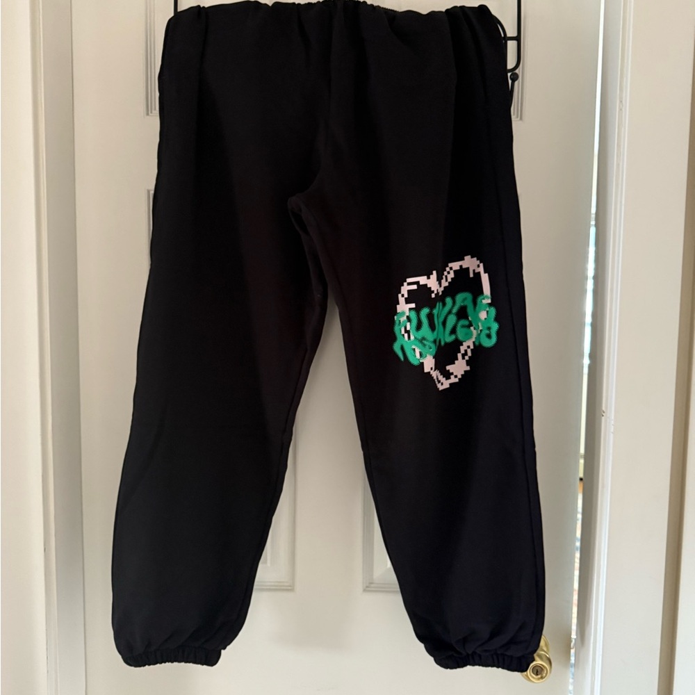 Pangaia black sweat pants from Dua Lipa concert tour 2022. Never worn!